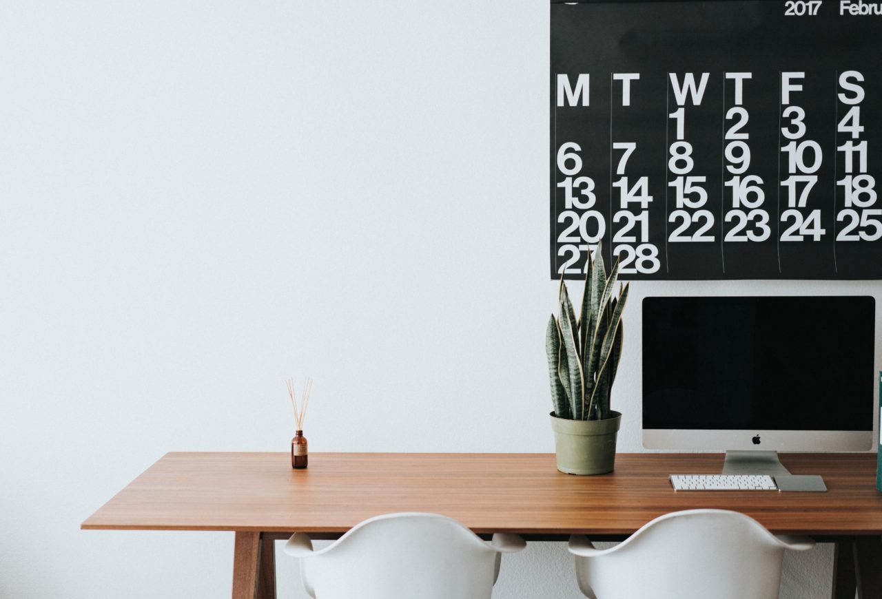 Calendar and Desk Photo